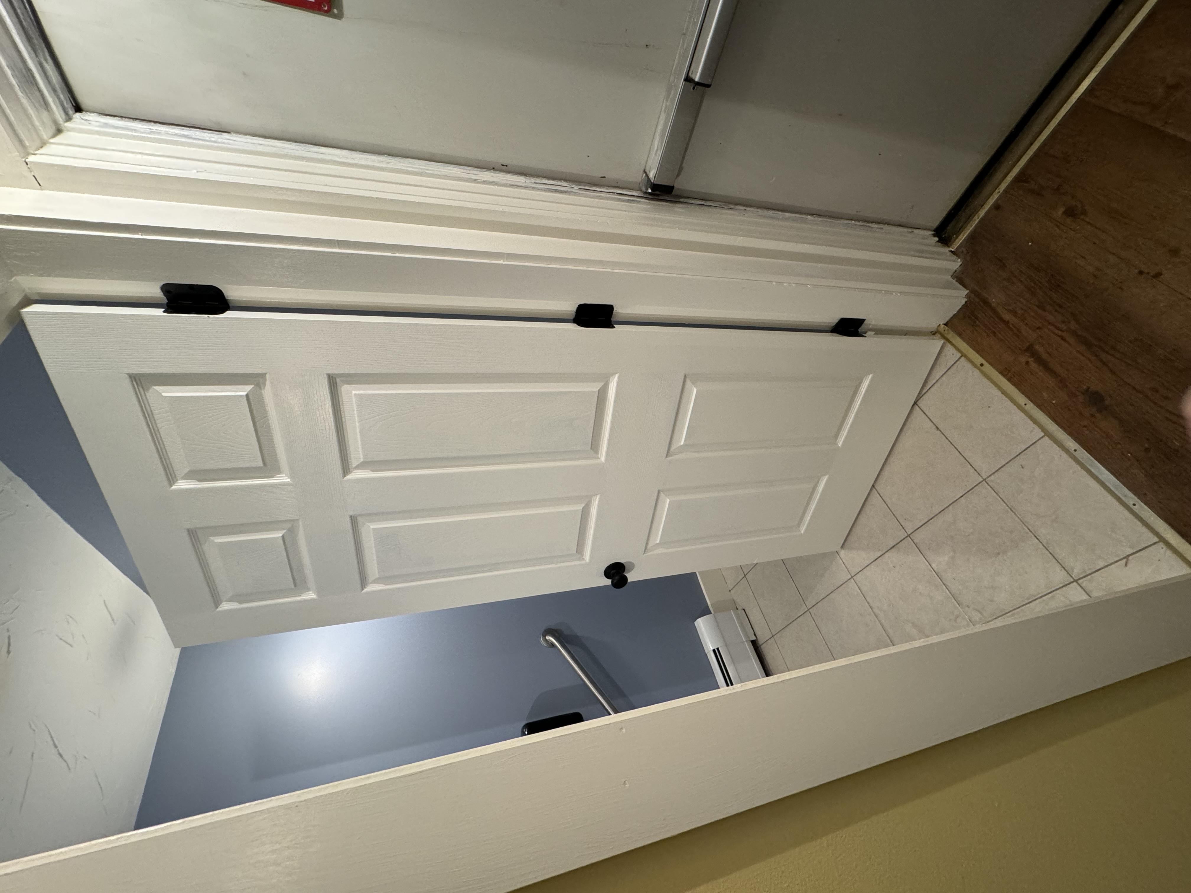 bathroom door entrance